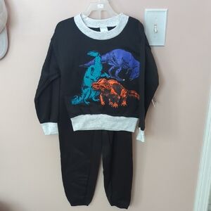 Spencer's Black and Gray Dinosaur Kids Matching Set